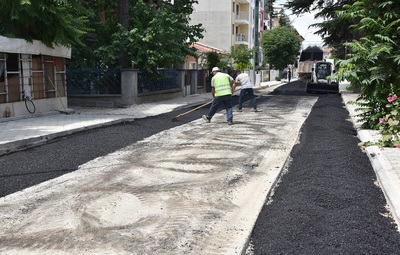 38 GÜNDE 7 BİN 618 TON ASFALT DÖKÜLDÜ